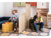 Image de Cloison acoustique basse - Beige