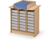 Image de Table à langer simple pour bac plastique