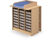 Image de Table à langer simple pour bac plastique