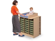 Image de Table à langer simple pour bac plastique