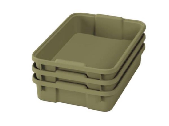 Image de Petits bacs en plastique - eco vert clair - 03