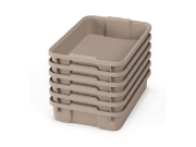 Image de Petits bacs en plastique - eco beige - 06