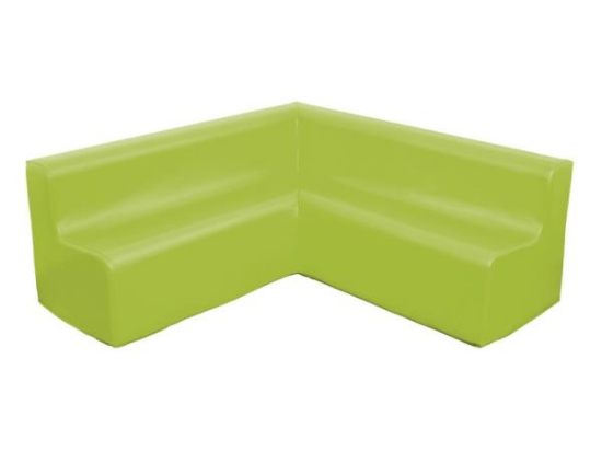 Image de Soft Sofas Grand canapé d’angle vert