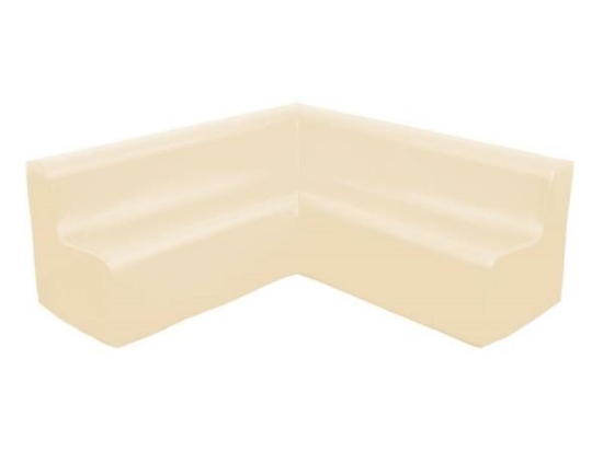 Image de Soft Sofas Grand canapé d’angle beige clair
