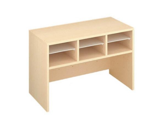 Image de Meuble de rangement S avec compartiments pour bac - Hêtre