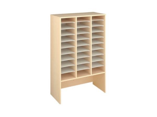 Image de Meuble de rangement XL à compartiments pour bac - Hêtre