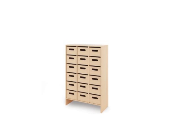 Image de Meuble de rangement XL avec bacs en MDF profonds - Eko