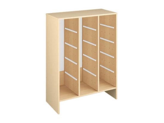 Image de Meuble de rangement X pour bac - Hêtre