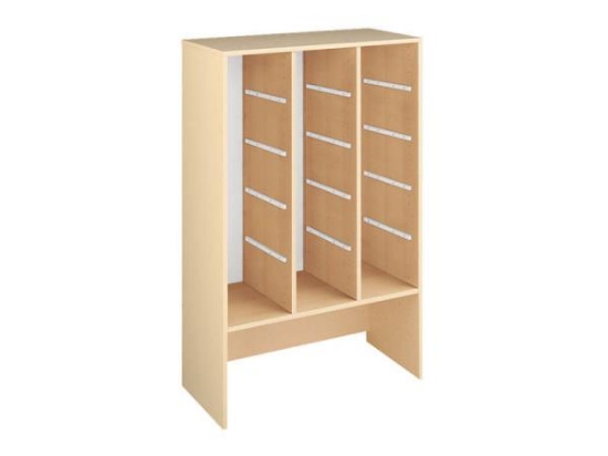 Image de Meuble de rangement XL pour bacs et bac - Hêtre