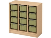 Image de Meuble de rangement Optima 92 pour bacs - L