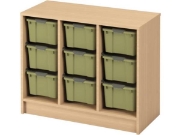 Image de Meuble de rangement 92 pour bacs - M