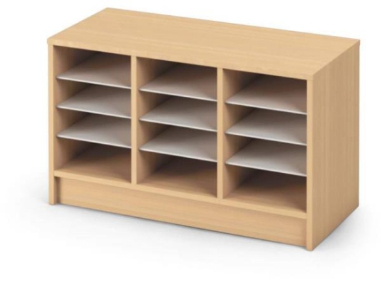 Image de Meuble de rangement 92 avec compartiments - S