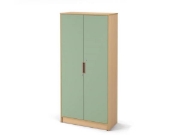 Image de Armoire-penderie haute 92 avec portes et serrure - Avocat