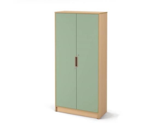 Image de Armoire-penderie haute 92 avec portes et serrure - Avocat