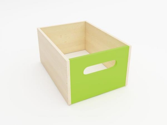 Image de Bacs en bois vert foncé