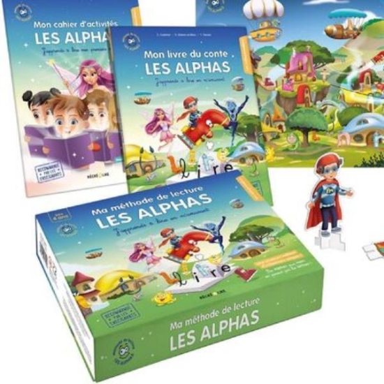 Image de Ma méthode de lecture les alphas - le coffret déclic lecture