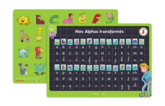 Image de Mon sous-main des alphas transformés