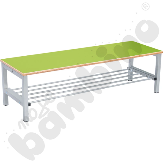 Image de Banc FLEXI pour vestiaire 120 x 40 x H 35 cm vert