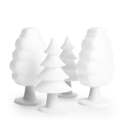 Image de Arbres lumineux rechargeables, lot de 4