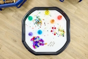 Image de Fond de plateau Tuff Tray double face tableau craie et blanc