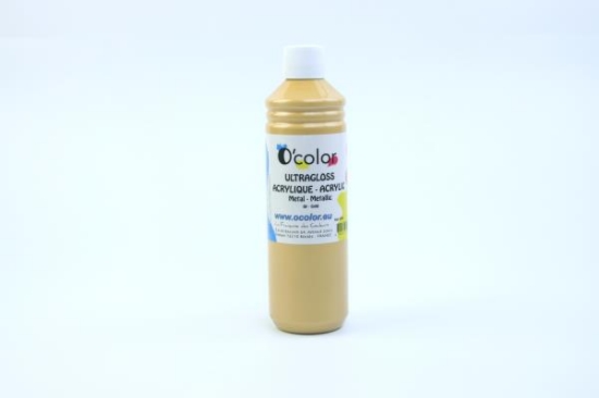 Image de Peinture acrylique métal 500ml or