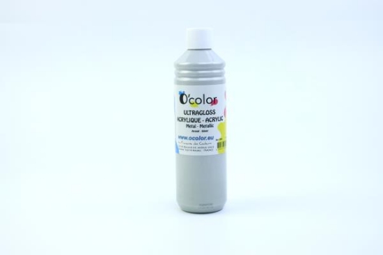 Image de Peinture acrylique métal 500ml argent