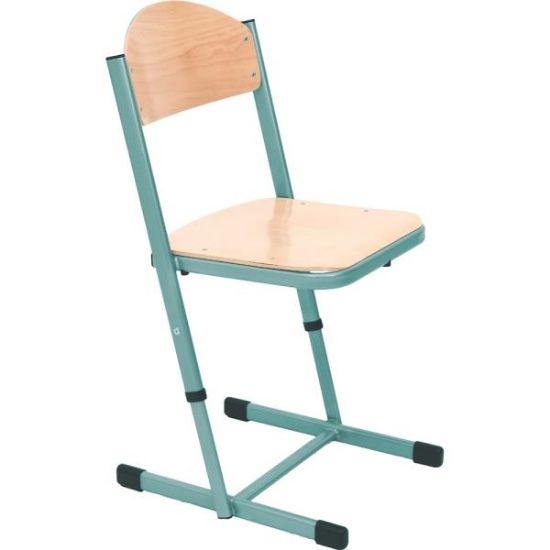 Image de Chaise en T, réglable, taille 6-7, turquoise