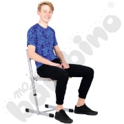 Image de Chaise en T, réglable, taille 5-6, argenté