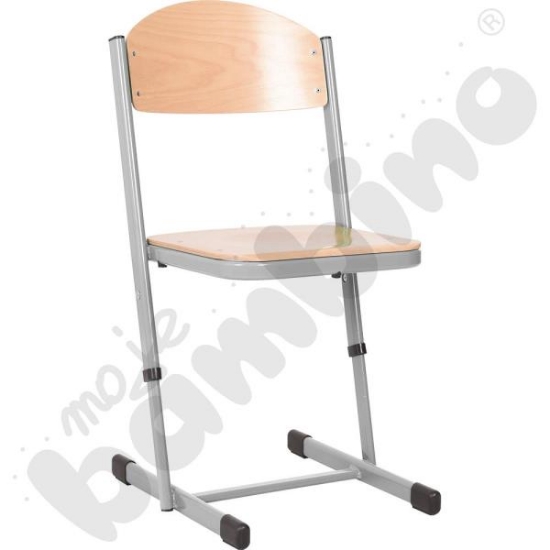 Image de Chaise en T, réglable, taille 3-4, argenté