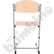 Image de Chaise en T, réglable, taille 3-4, argenté