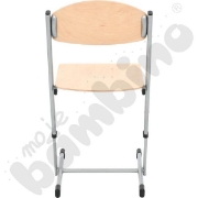 Image de Chaise en T, réglable, taille 6-7, argenté