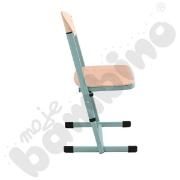 Image de Chaise en T, réglable, taille 5-6, turquoise