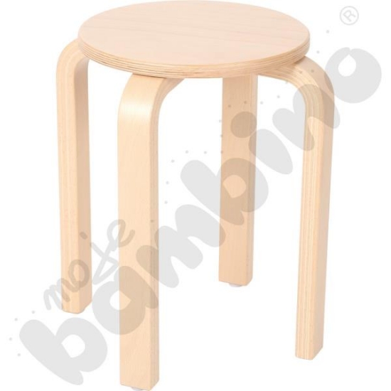 Image de Tabouret en bois H 43 cm