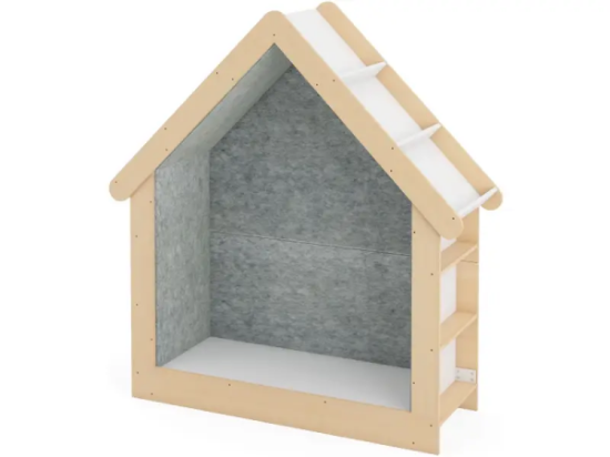 Image de Cabane acoustique avec bibliothèque