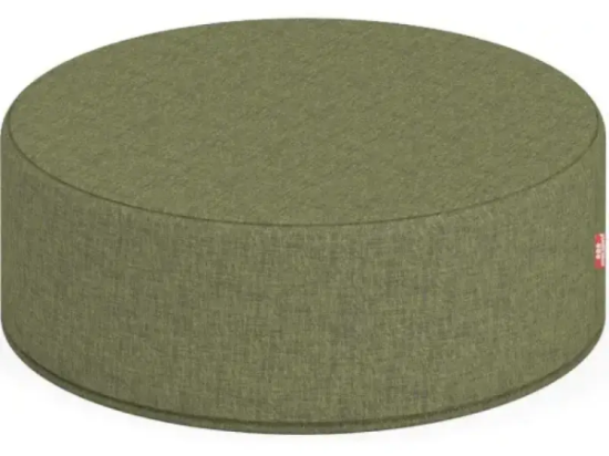 Image de Pouf rond vert bouteille Media Kids