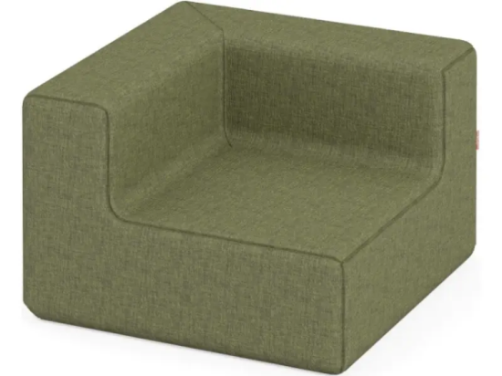 Image de Fauteuil d'angle vert bouteille Media Kids