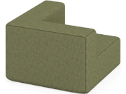 Image de Fauteuil d'angle vert bouteille Media Kids