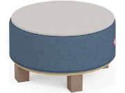 Image de Tapis acoustique rond gris Media Kids