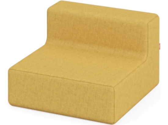 Image de Fauteuil jaune moutarde. Collection Media Kids