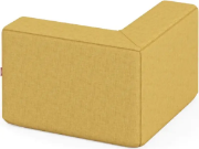 Image de Fauteuil d'angle jaune moutarde. Collection Media Kids