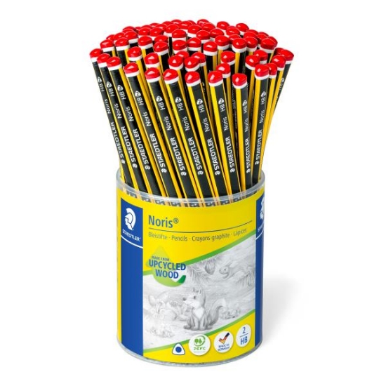 Image de Pot de 72 crayons graphite triangulaires HB Staedtler Noris