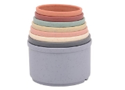 Image de Gobelets emboîtables en bioplastique - set de 8