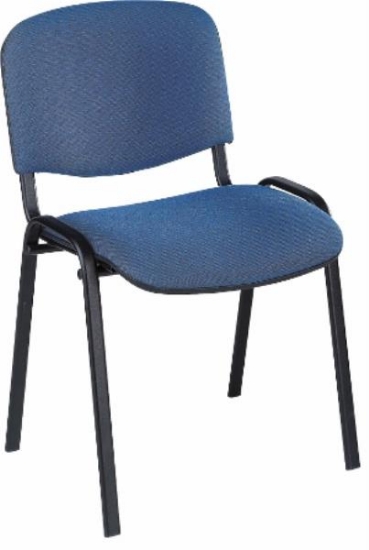 Image de Chaise empilable rembourrée en tissu Xtreme ou simili cuir