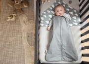 Image de Sac de couchage hiver coton gris 110 cm