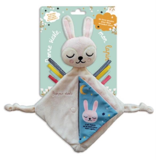 Image de Livre tissu doudou - Bonne sieste, mon lapin