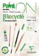 Image de Bloc dessin Paint On recyclé Clairefontaine A4