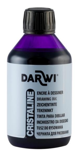 Image de Encre à dessiner "Cristaline" 250 ml violet