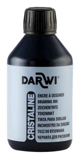 Image de Encre à dessiner "Cristaline" 250 ml noir
