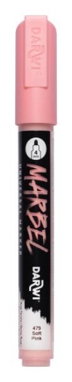 Image de MARBEL Marqueur acrylique pointe ronde médium 4MM Rose tendre