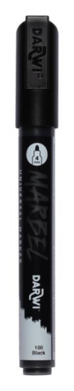 Image de MARBEL Marqueur acrylique pointe ronde médium 4MM Noir